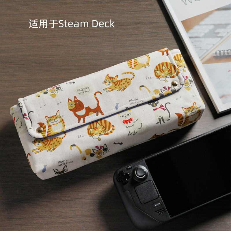 Suitable for Steam Deck Oled Gaming Console Storage Bag Protective Cover Cloth Suitable for Steam Deck Oled Gaming Console Storage Bag Protective Cover Cloth