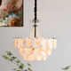 French Mid-Century Style Living Room Light Luxury Cream Style Imitation Marble Pearl Retro 2026 New Model Dining Room Bedroom Chandelier