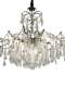 Nanyang Retro Bedroom Living Room Master Bedroom Black American Crystal Lamp Pearl Lamp Dining Room Wedding Mid-Century French Chandelier