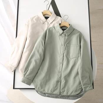 Lightweight, versatile long-sleeved shirt-style cotton jacket Lightweight, versatile long-sleeved shirt-style cotton jacket