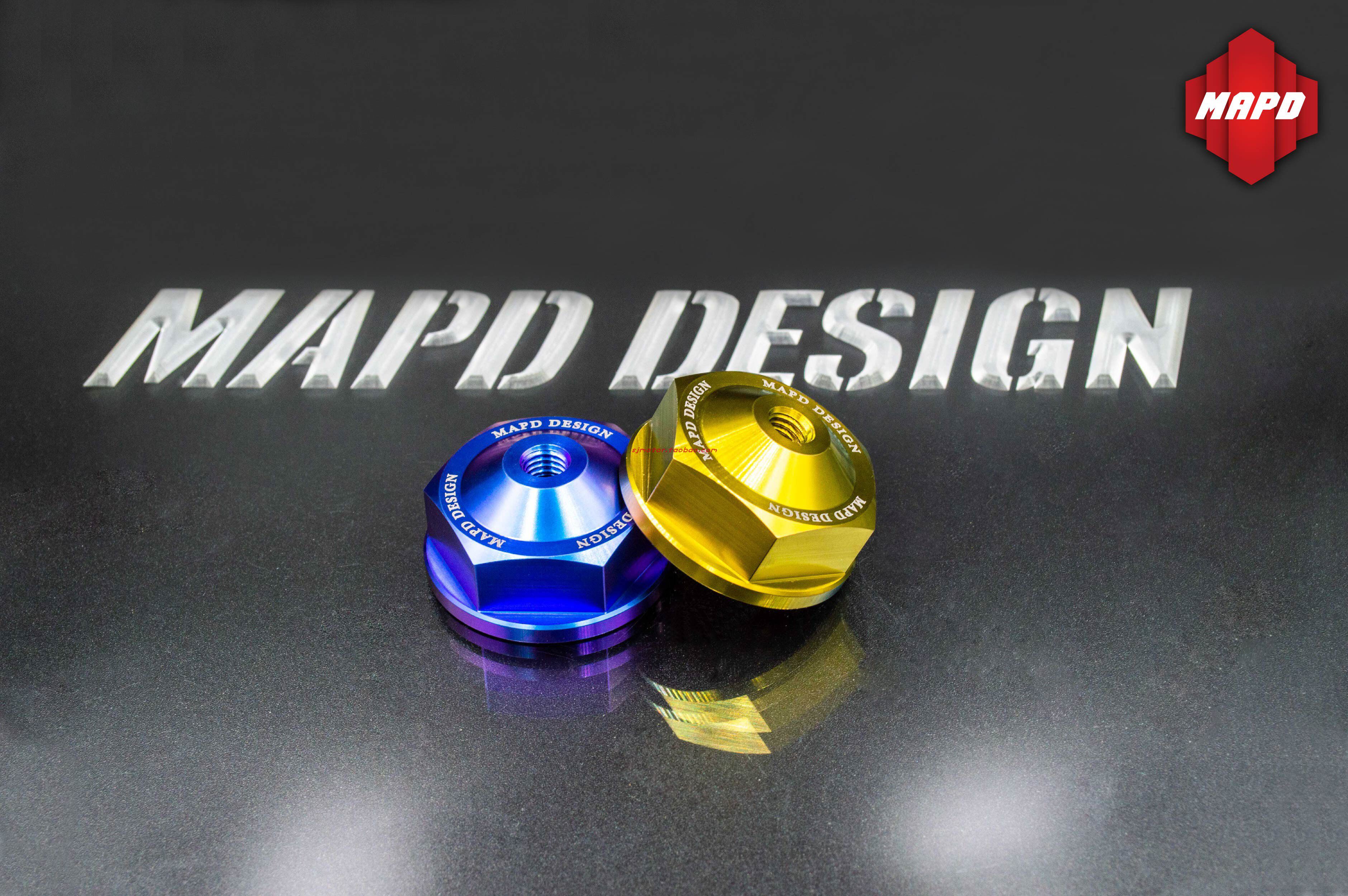 Taiwan MAPD suitable for the upper triangular table Samsung nut titanium CBR1000RR CBR1000RR R6 RSV4 RSV4