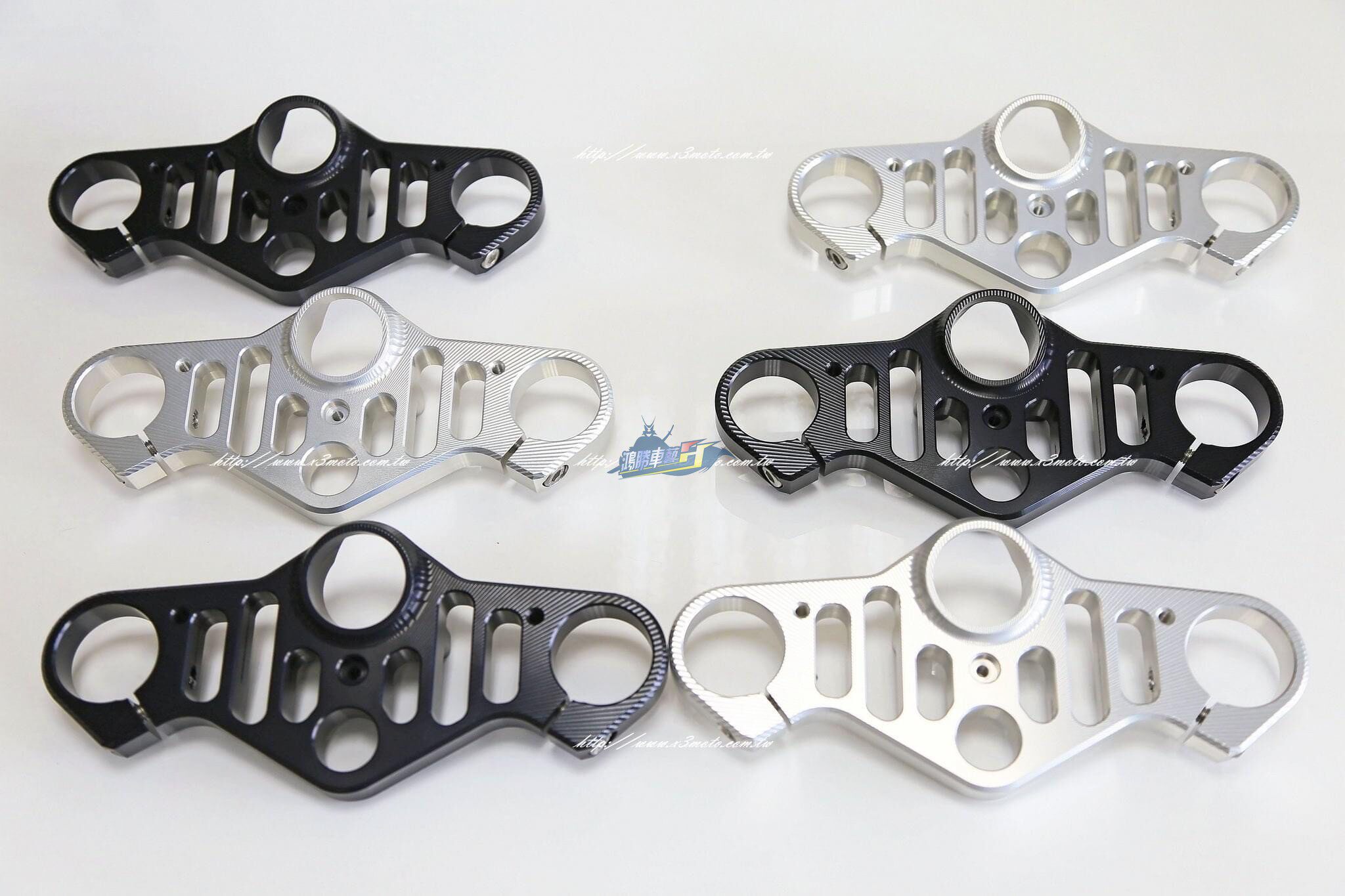 JBracing is suitable for Kawasaki Ninja NINJA Ninja400 modified forged aluminum upper and lower delta platform Samsung board