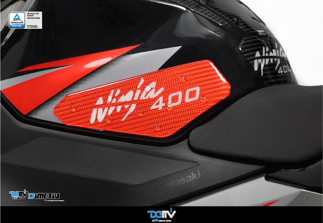 German DIMOTIV KAWASAKI KAWASAKI NINJA NINJA NINJA 400 tank side protection sticker DMV