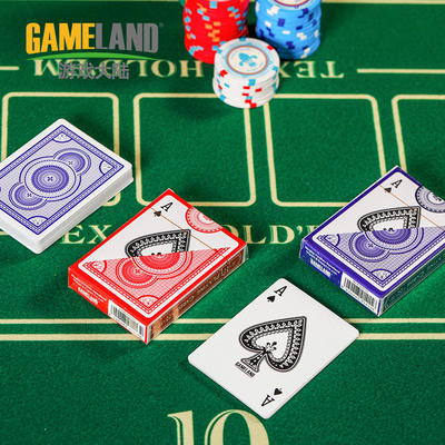 Game Continent Paper large and small characters Texas Hold 'ts poker cards Black core paper poker cards Home entertainment fashionable cards
