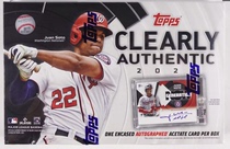 Коробка для хобби в бейсболе Topps Clear Authentic 2022 г. Коробка для бейсбольных спотов