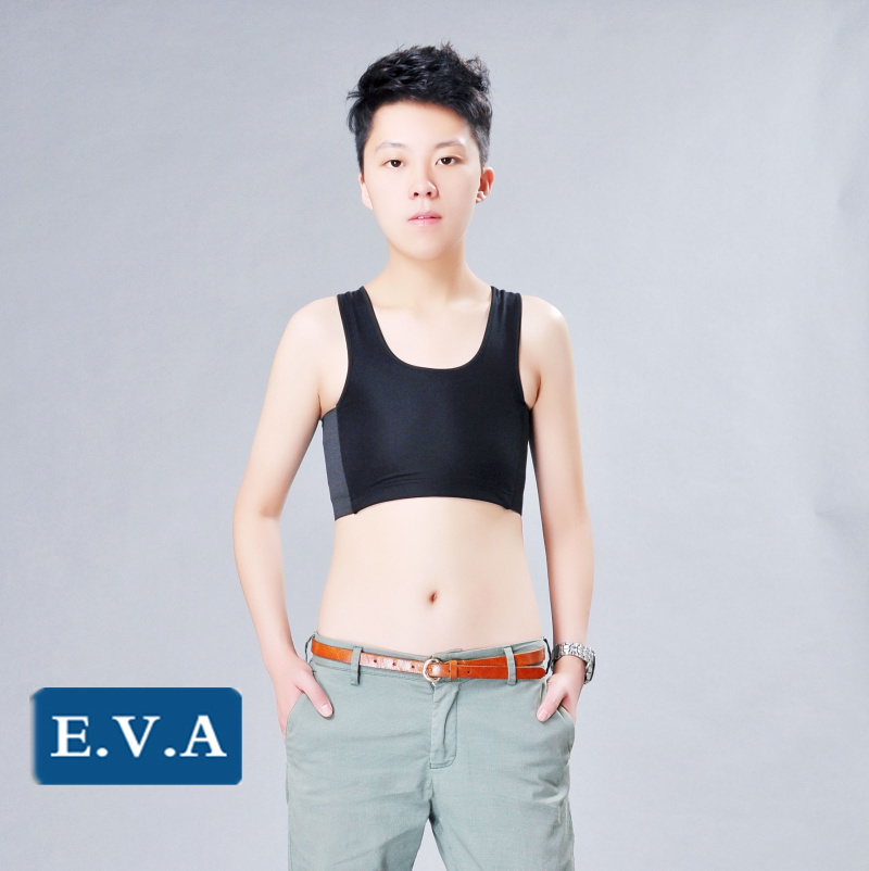 Đặt đầu tt chùm ngực les ngắn vest đồ lót băng siêu mỏng lụa thoáng khí băng để tăng cường phụ nữ COS phong trào shop đồ lót cao cấp
