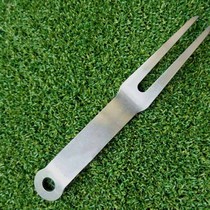 Golf green fork stainless steel green fork caddy green fork long green fork lawn tool renovation fork