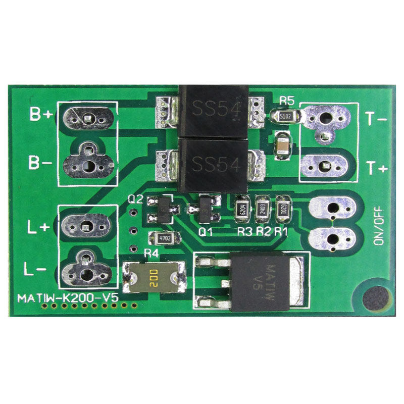 New rural small street lamp 3 7 4v11 1v lithium battery photovoltaic solar controller switch circuit board matiw