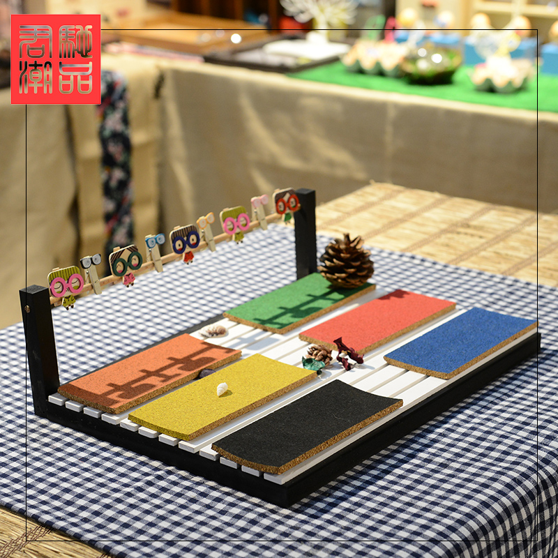 Junqi Tide Boutique Solid Wood Window Display Profile Pallet Show Glasses Show Show Panel