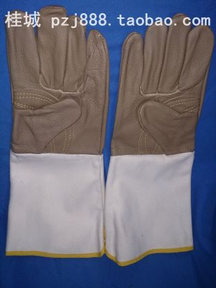 High - end header furnace furnace welding gloves Long welder gloves Welding gloves Soft insulation