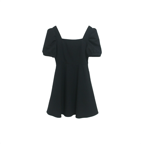 Летнее приталенное платье, корсет, юбка, рукава фонарики, французский стиль, квадратный вырез