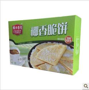 Authentic Hainan special production spring light coconut crisp cake 150 gr biscuit pancake food crisp cake full RMB58
