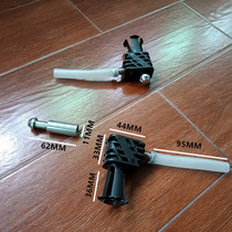 Toilet wall mounted toilet connection water tank fixing piece hanging wall screw butt lock tight installation extended top lock