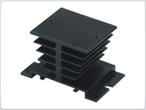 Solid state relay special base SSQ- I aluminum radiator I-50 heat sink 50*80*50 Black