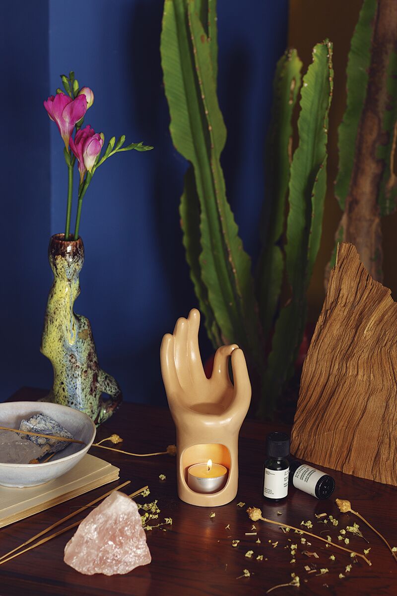 Spain DOIY aromatherapy furnace essential oil diffuser incense furnace heating aroma diffuser incense ornaments decoration holiday gifts