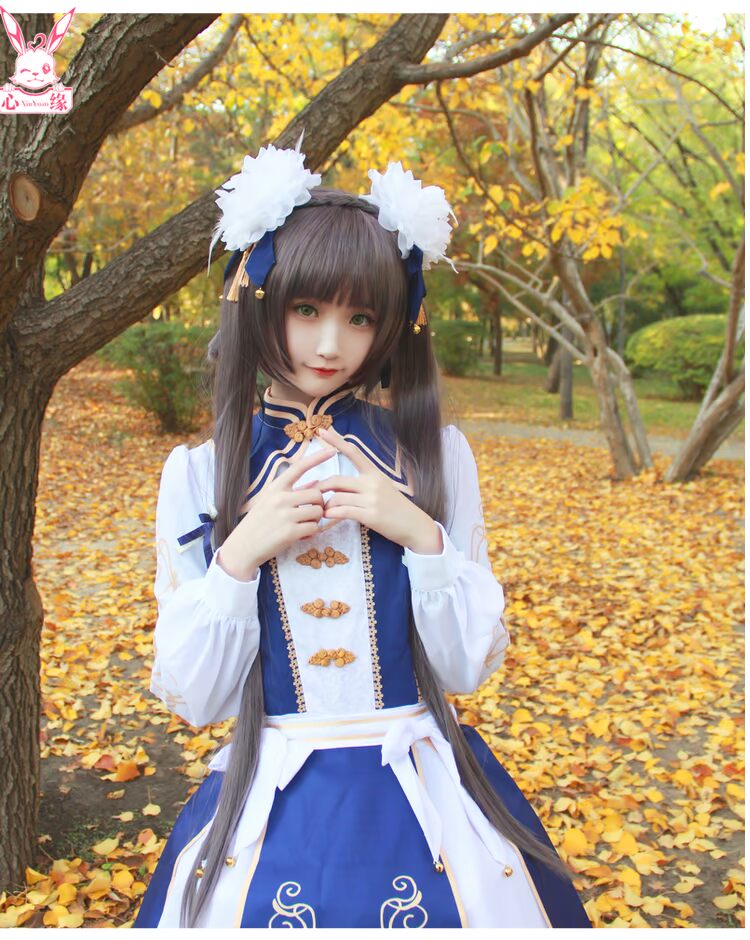 Tại chỗ phép màu ấm áp cos giữa mùa xuân giấc mơ liti đầm nữ cosplay trang phục giày giả cosplay hinata