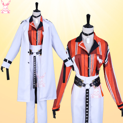 taobao agent Virtual anchor Rainbow Club COS COS clothing vtuber mysta rias fox dog cosplay set hat