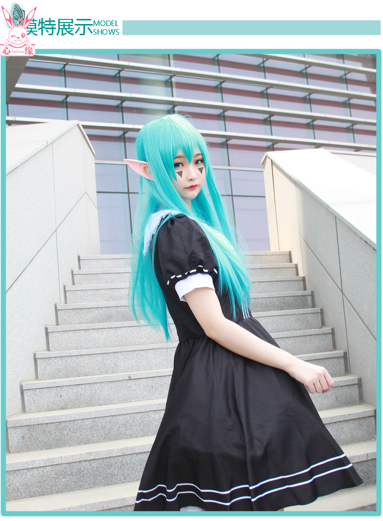 Bump thế giới cos chanh chị mềm chị ăn mặc An Lijie cosplay quần áo tóc giả toga himiko cosplay