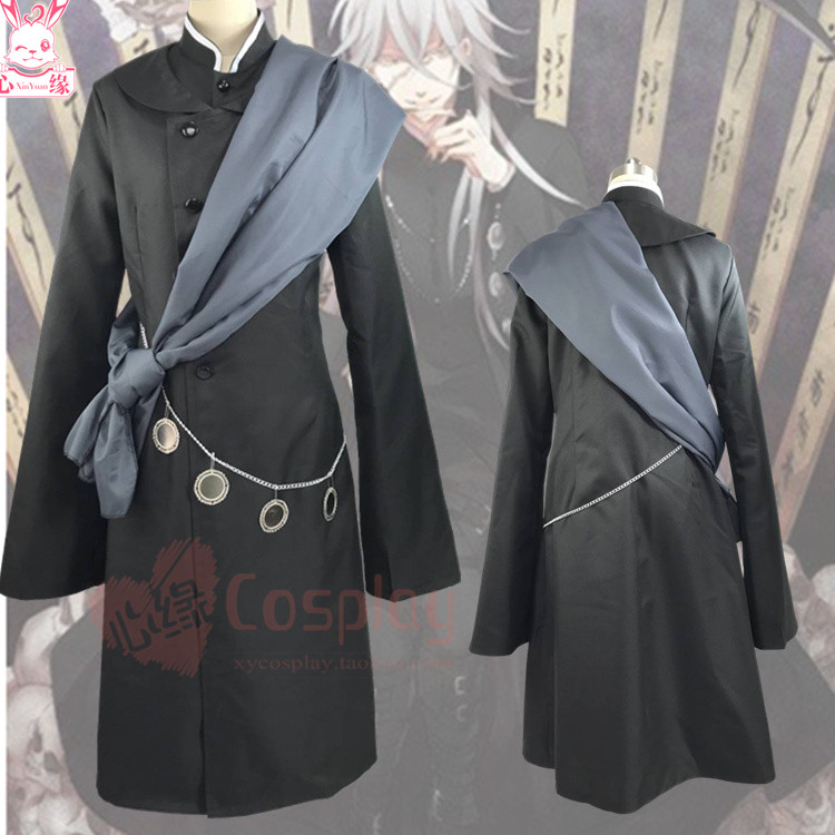 Tim cosplay phó tế đen nhà tang lễ - người tang lễ cosplay trang phục mũ vòng cổ cosplay mitsuri