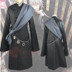 Tim cosplay phó tế đen nhà tang lễ - người tang lễ cosplay trang phục mũ vòng cổ cosplay mitsuri Cosplay