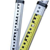 5M level special aluminum alloy tower ruler 5M square tower ruler buckle benchmark double-sided round high-quality thickening