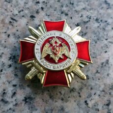 Сувенирные значки, Медали 俄罗斯国民近卫军一级优秀服役证章