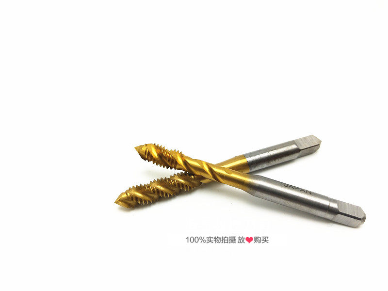 Screw tapping for high speed net machine Titanium plating screw tapping HSS material titanium plating wear-resistant M3456810121416