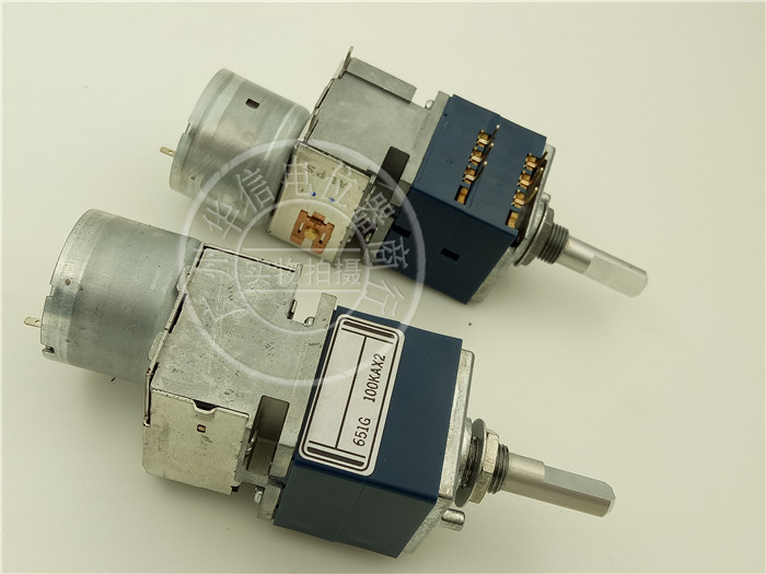 Japan ALPS RK27 motor double potentiometer A5K A10K A20K A50K A100K handle 25MMF