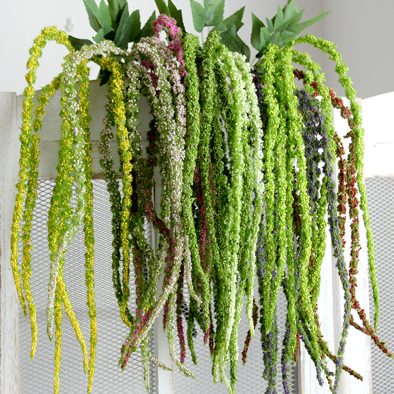 Simulation Hanging Flower Art Yellow Pink Green Fake Fruit Branches Stage Scene Wedding Celebration Background Arrangement Creative Decoration