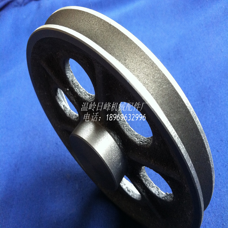 V-belt wheel Cast iron motor belt plate B-type single sink 1B100-500mm (empty)manufacturers to order