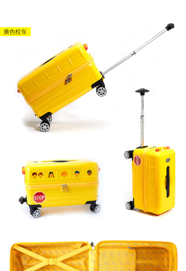 Hoa Kỳ Travel BuddiesPod Kids Vali nhẹ Vali Case Xe đẩy Ba lô Trẻ em Túi balo đi học nữ cấp 1