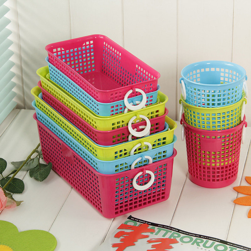 Mi Ai Sundries Storage Basket Plastic Storage Basket Storage Household Supplies