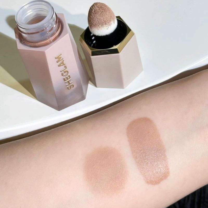 Sheglam Крем для контуринга жидкий в серых тонах, пригоден для начинающих, естественное смазывание, двухцветные хайлайты