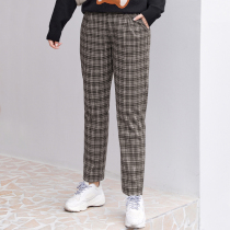 (Qingkura RMB100 ) Large-size womens dress 2022 Spring Fat Sister Retro Inglo Conical Mill sweater with long pants