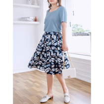 MSShe big code womens dress 2022 new summer fat mm elegant and reduced age display slim and slim fit 70% dress pants