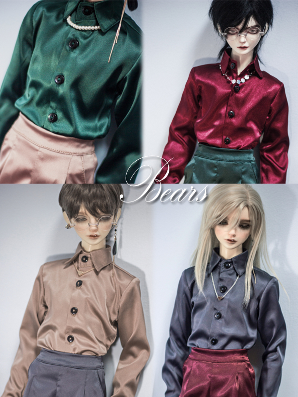 Béaars-B J D DRESS A300 ACETATE SILK SHIRT 4 COLOR 1 41 3 Uncle