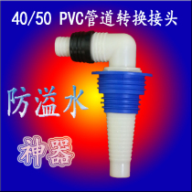 Sewer pipe elbow drain pipe Universal conversion head Sewer pipe adapter Washing machine drain pipe