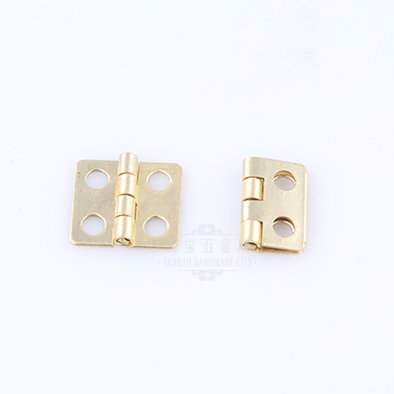 3 points small hinge Mini hinge Copper plated small hinge Gold small hinge Iron plated copper minimum hinge 12*13