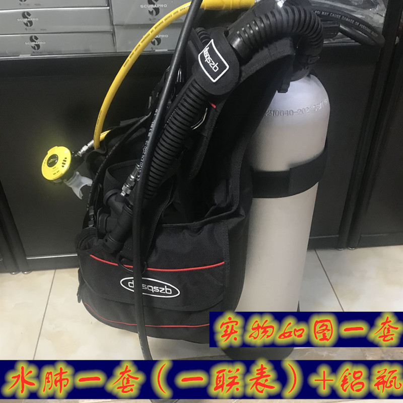 プロフェッショナルスキューバダイビング機器フルセットダイビングBCD浮力ベスト呼吸レギュレータートリプルテーブル1レベル2