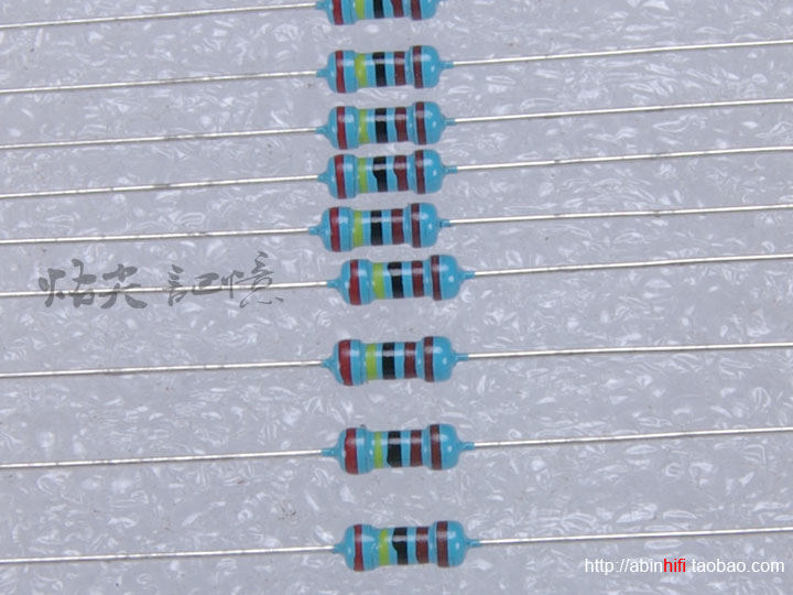 Positive Plant Out of 1% Precision Five Color Ring 1 4W 2K4 2 4K Color Ring Resistance