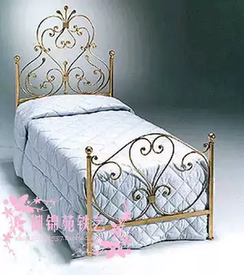 yD206 European iron bed bed Children single bed 1 2 meters princess bed 1 5 meters iron bed frame 1 8 meters bed frame