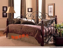 yS023 European-style sofa bed Wrought iron sofa chair Single sofa bed Living room sitting and sleeping dual-use study Wrought iron sofa