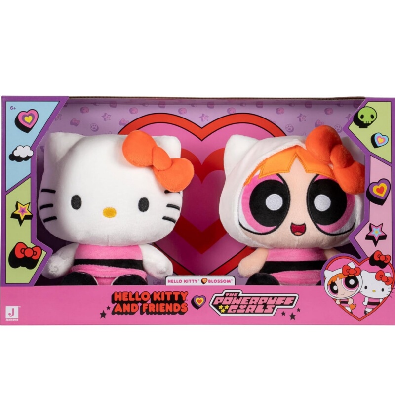 Powerpuff Girls X Hello Kitty X Cinnamoroll X Kuromi Plush Doll Birthday Gift