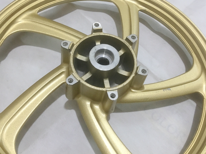 Áp dụng cho xe máy Yamaha, Prince of Peace, vành thép phía trước ZY125-2, hốc bánh trước, bánh trước bằng nhôm - Vành xe máy niềng wave