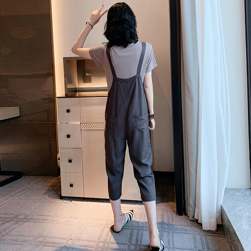 Baby Bag Pants Suit Women Summer 2022 New European Station European Goods Tide Slim Fit Fashion Overalls 70% Lions of Pants