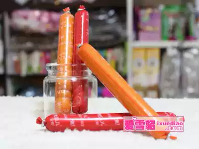 Pet Belle beef sausage pet ham sausage 1 pet ferret