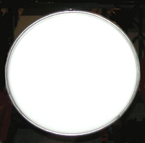 Drum head) 10 inches 25 5 cm tom drum head ear drum head white striking surface