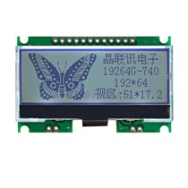 19264G-740-PC LCD module with font More dot matrix than 12864 3 3V 5V optional