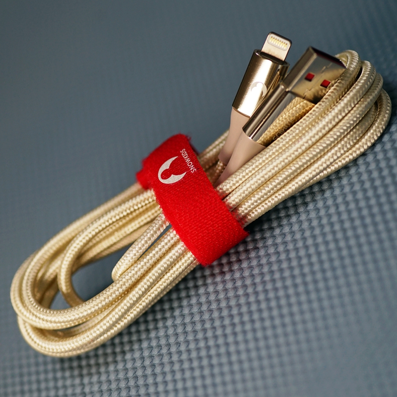 2 m MFI certified wire aluminium alloy head braided apple charging line applicable iphone12pro 11 xs ipad