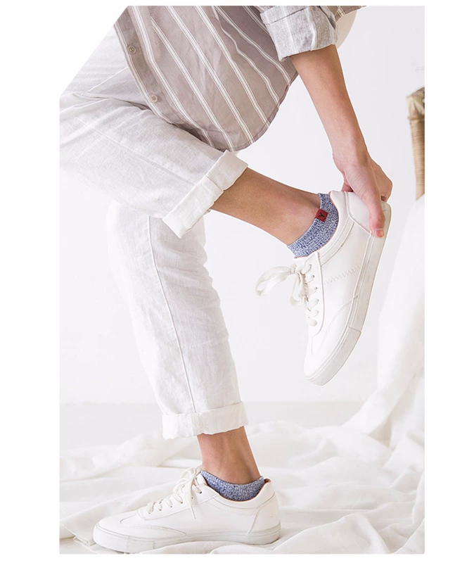 Vớ chân nam vớ vớ mùa hè vớ nam nông miệng thể thao vớ cotton nguyên chất thấp để giúp ống ngắn bốn mùa vớ vô hình